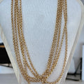 Gold Rolo Chain Necklace – Classic Everyday Layering Chain