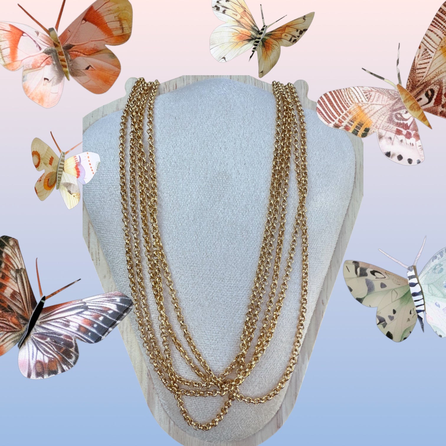 Gold Rolo Chain Necklace – Classic Everyday Layering Chain